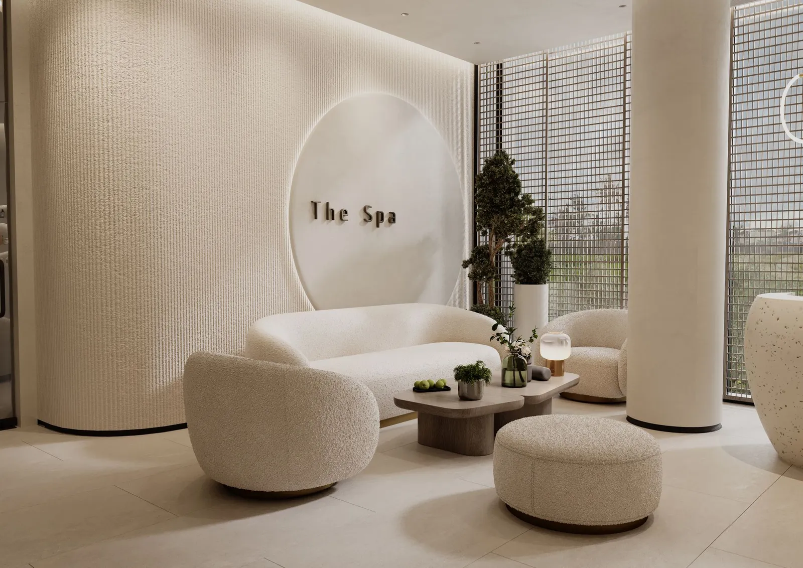 Espace détente d'un spa illustrant l'essor des spas d'hôtellerie et de bien-être en France
